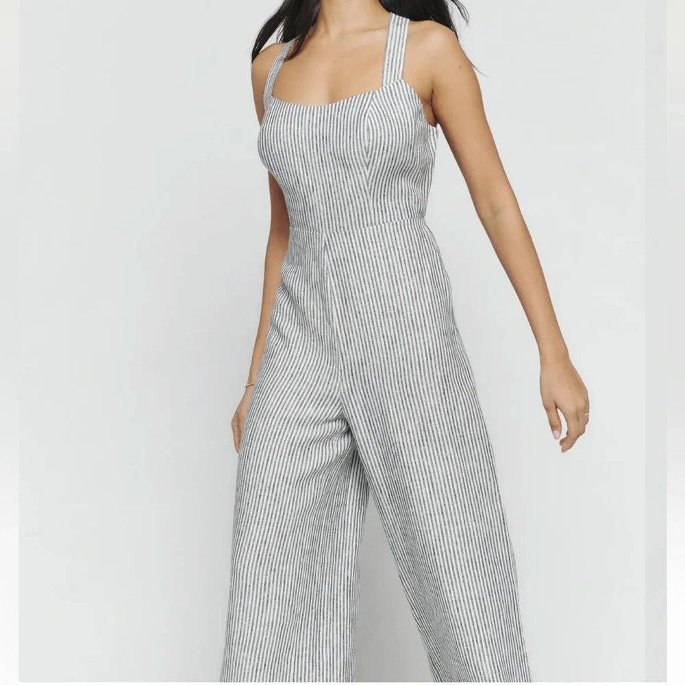 Reformation Autumn Linen Jumpsuit